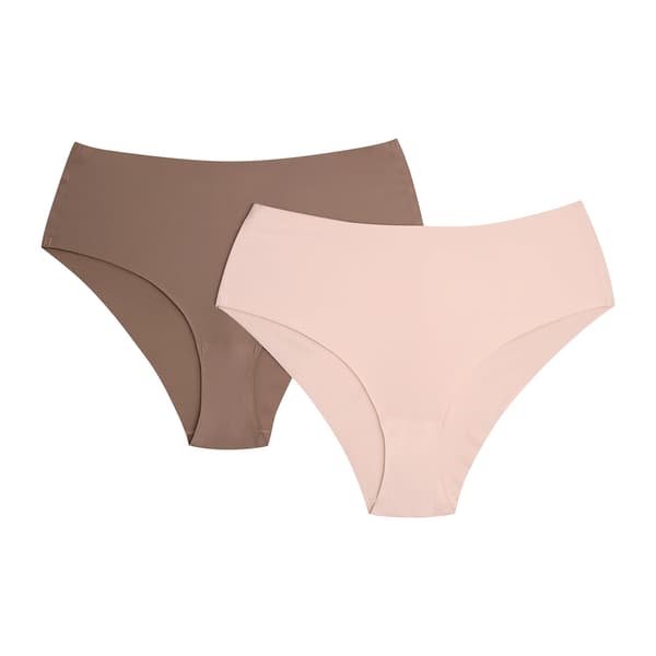 Henderson Hög Midja Mage 2-Pack Trosor | Brun, Beige M