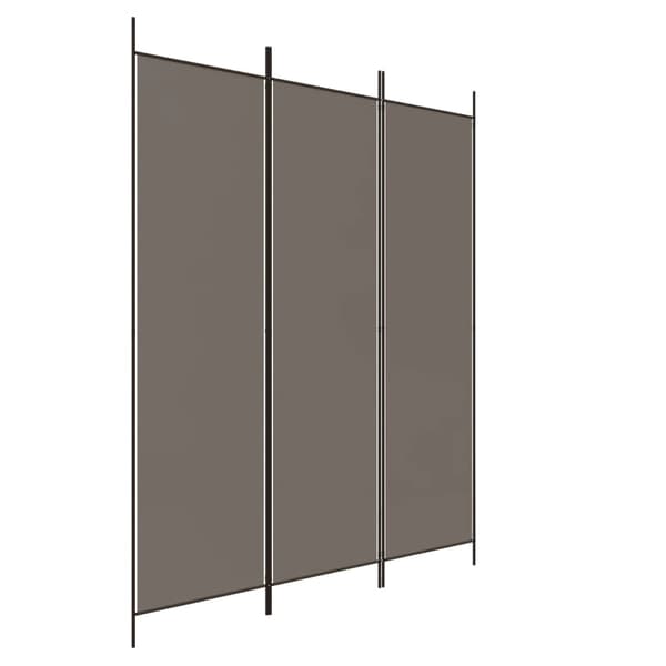 vidaXL 3-panelsskærm, antracit, 150x200 cm, stof