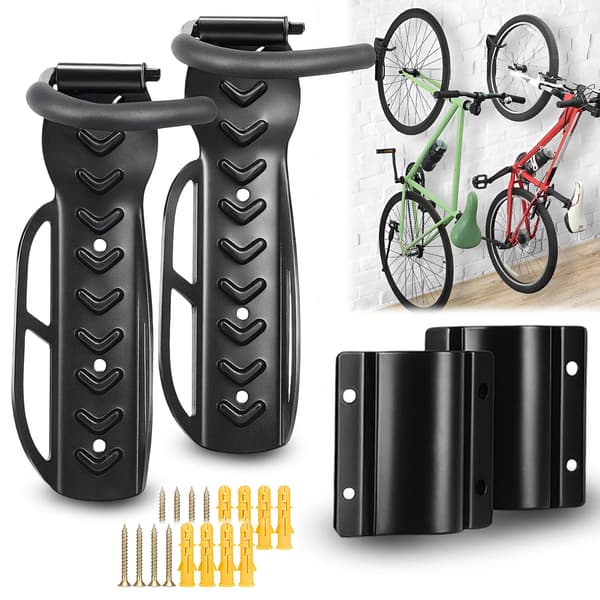 Set med 2 Heckermann T009 cykelväggfästen