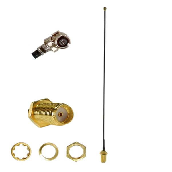 Pigtail uFL hun / SMA fatning RF1.13 50cm