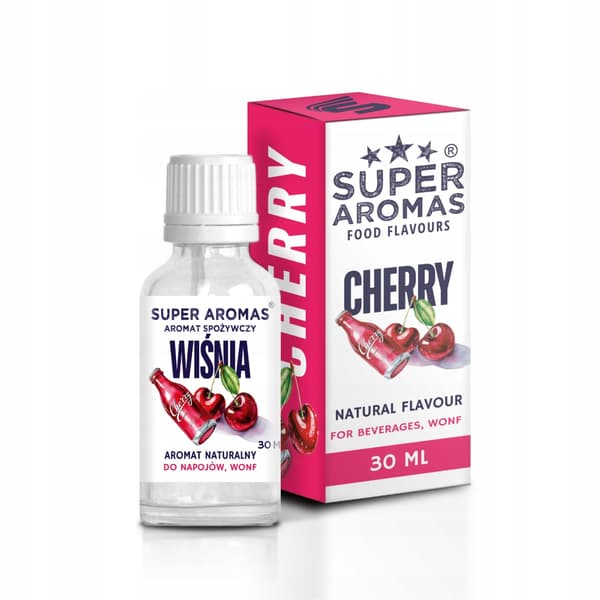 Superaromas Kirsebær Madsmag til Drikkevarer, wonf 30 ml