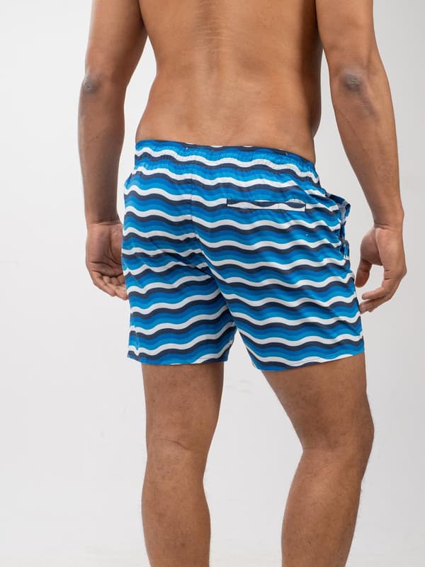 MyStars Waves Herr Blå Badshorts M
