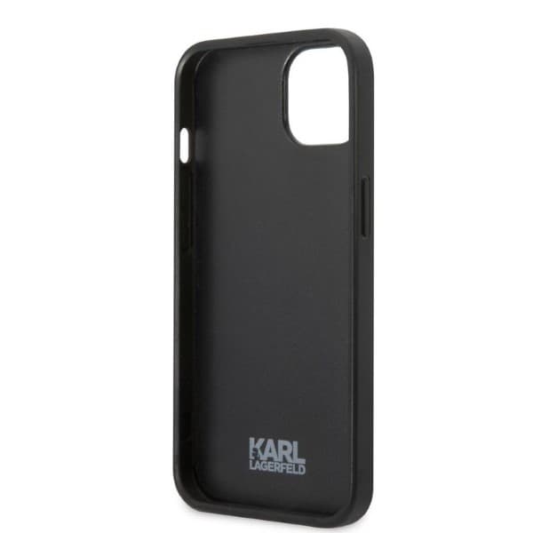Karl Lagerfeld Monogram Ikonik Patch-skal till iPhone 13 mini, rött