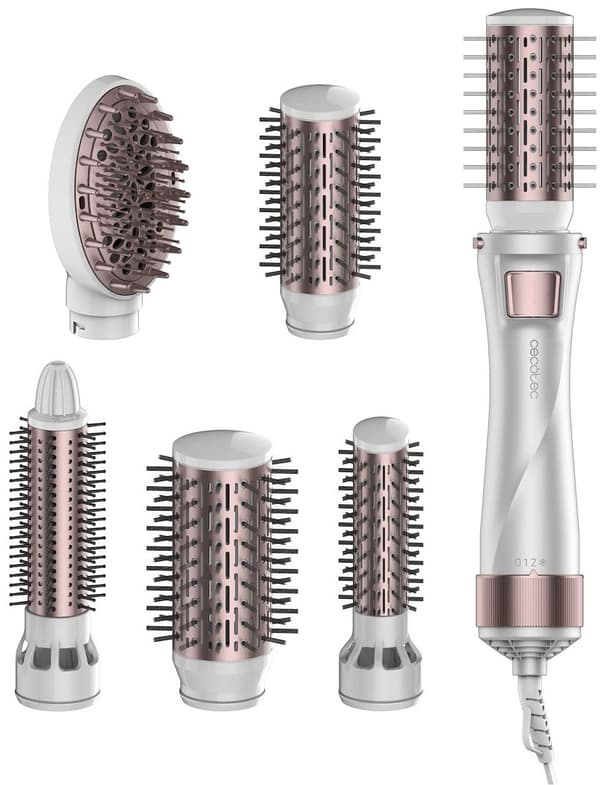 Cecotec CeramicCare 5in1Pro Hårkrøller Hvid og Pink