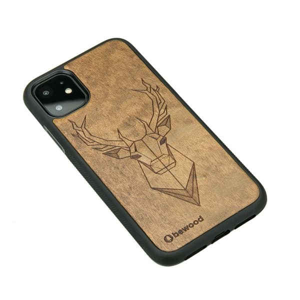 Träskal till iPhone 11 IMBUIA DEER