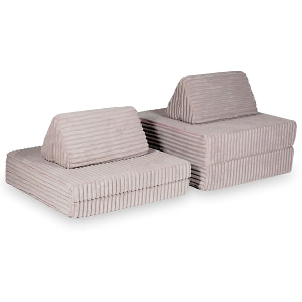 Montessori Standard Waffle Play Sofa Lyserød