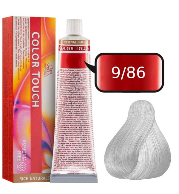 Wella Color Touch maling 60 ml 9/86