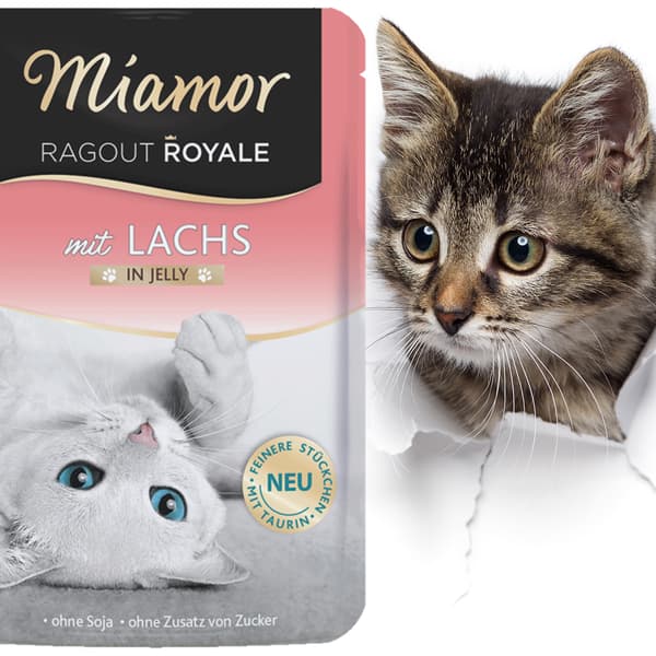 Miamor Royale med Lachs - våtfoder lax i gelé 100g