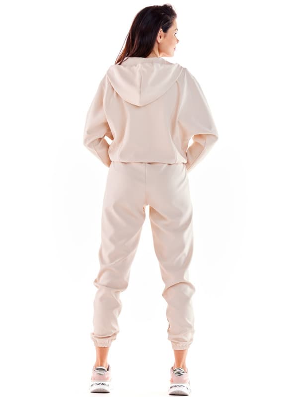 Afslappede, løse bukser, beige M
