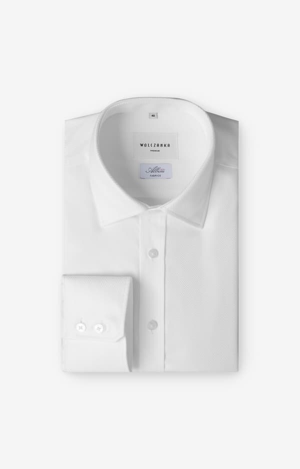 Fiskbensmönstrad skjorta 176-182/44