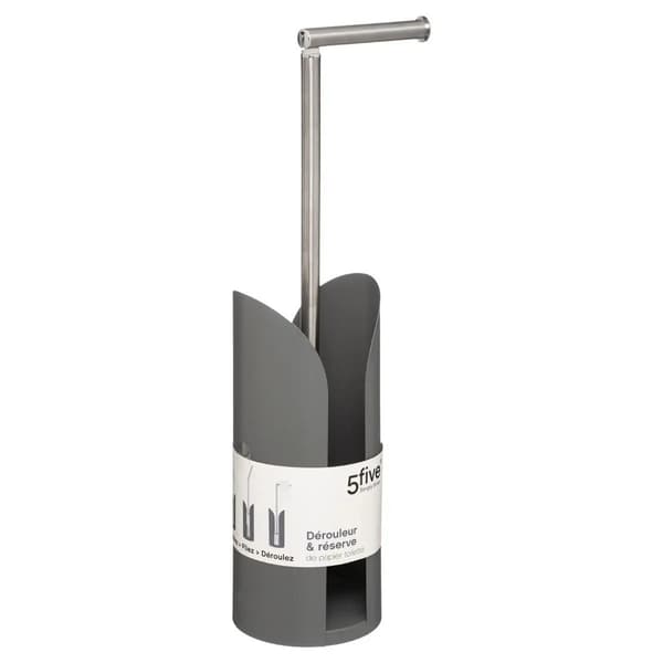 Flex grå toiletpapirholder