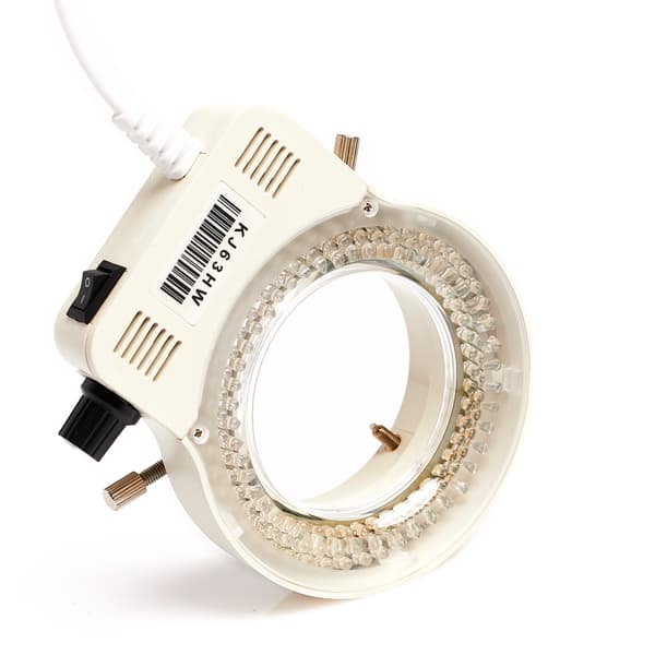 Techrebal justerbar 144x LED-belysning/lys til mikroskop