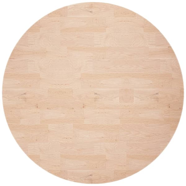 vidaXL rund bordplade Ø80x2,5 cm rå egetræ