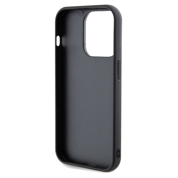 Guess Disco Metal Script -suojakuori iPhone 14 Pro Maxille, musta