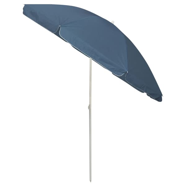 vidaXL strandparasol, blå, 240 cm