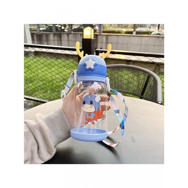 Vattenflaska Barnflaska med sugrör 600 ML BD30N