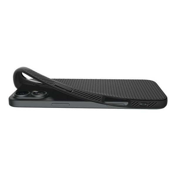 Spigen Liquid Air-cover til iPhone 16, matsort