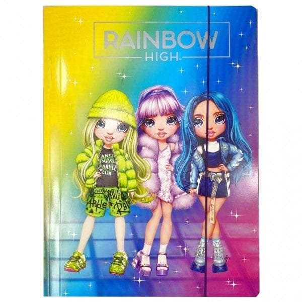 Rainbow High A4 kuminauhakansio
