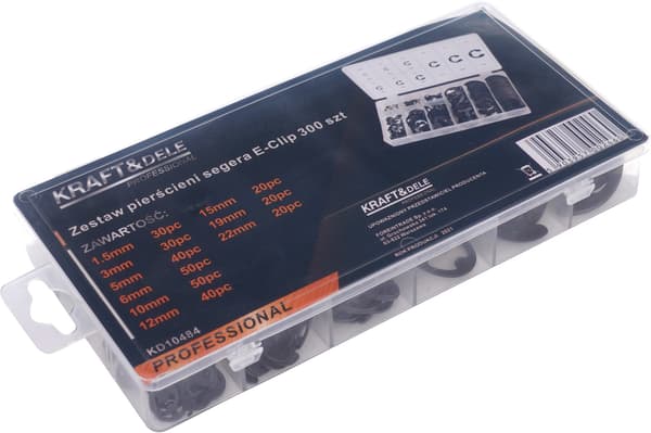 E-clips säkerhetsringar 300 st KD10484