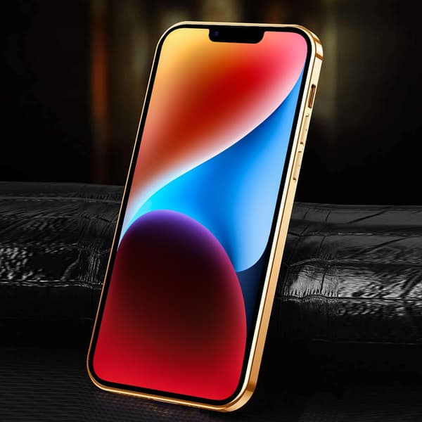 iPhone 14-skal, kohud, grått
