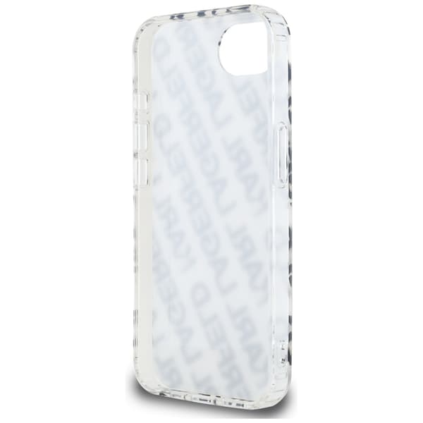 Karl Lagerfeld IML Repeat Logo-cover til iPhone 16e i guld