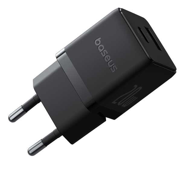 Palm 20W USB-C USB-A Väggladdare - Svart