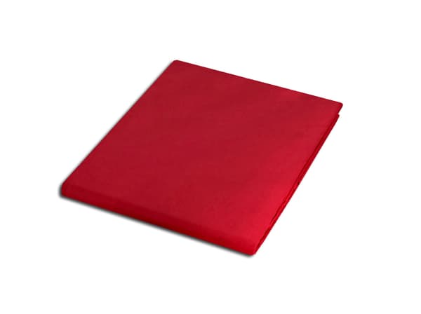Bomuldslagner 200x220 satin 100% BOMULD rød