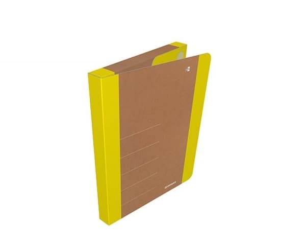 Velcromappe A4/3cm gul DONAU