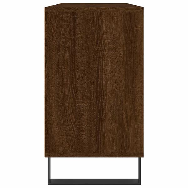 vidaXL badeværelsesskab brunt egetræ 80x33x60 cm