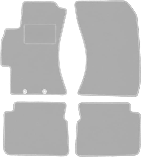 Grå bilmåtter til: Subaru Forester III SUV (2008-2013)