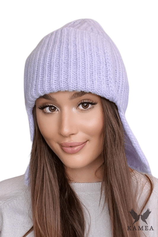 AMETHYST ushanka vintermössa, ljungfärg