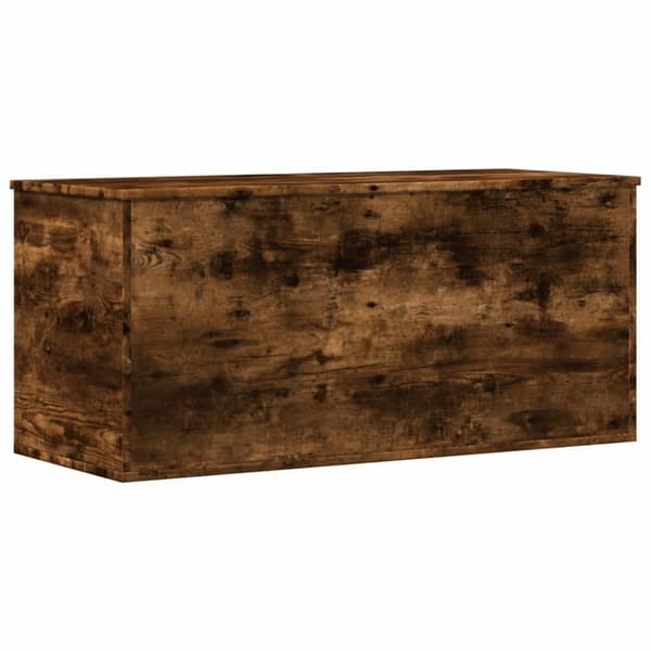 vidaXL kommode, røget eg, 100x42x46cm, træbaseret materiale