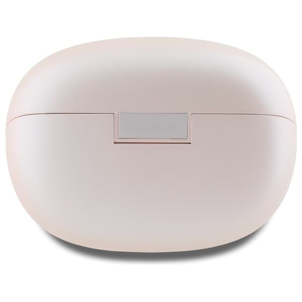 Guess Capsule Printed Logo TWS Bluetooth-hörlurar + Dockningsstation, Rosa