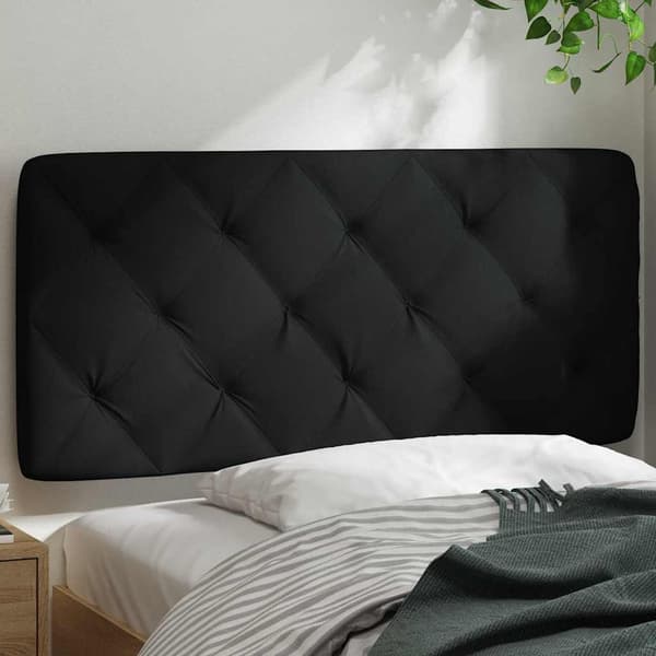 vidaXL hovedgærdehynde, sort, 100 cm, stof