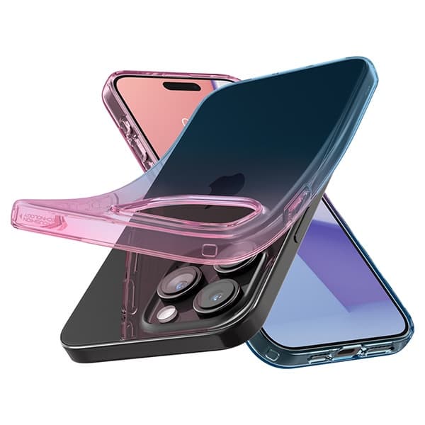 Spigen Liquid Crystal iPhone 15 Pro 6,1" lyserød graduering