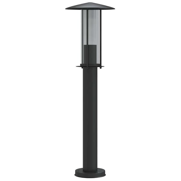 vidaXL havelampe sort 60 cm rustfrit stål
