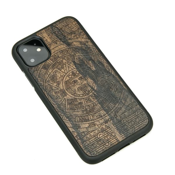 Træetui til iPhone 11 AZTEC KALENDER ZIRICOTE