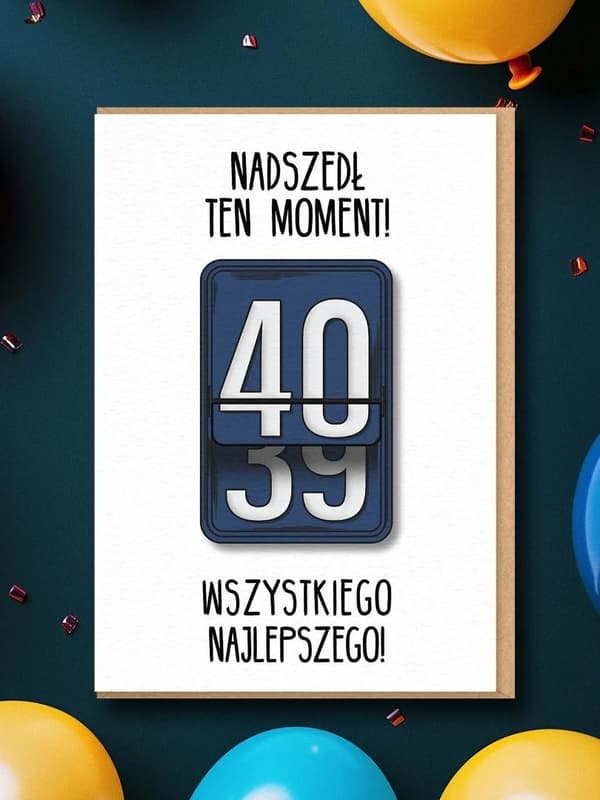 Fødselsdagskort 40
