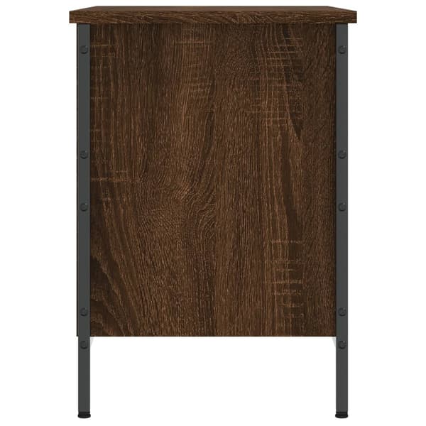 vidaXL skoskab brunt egetræ 69x35x50 cm