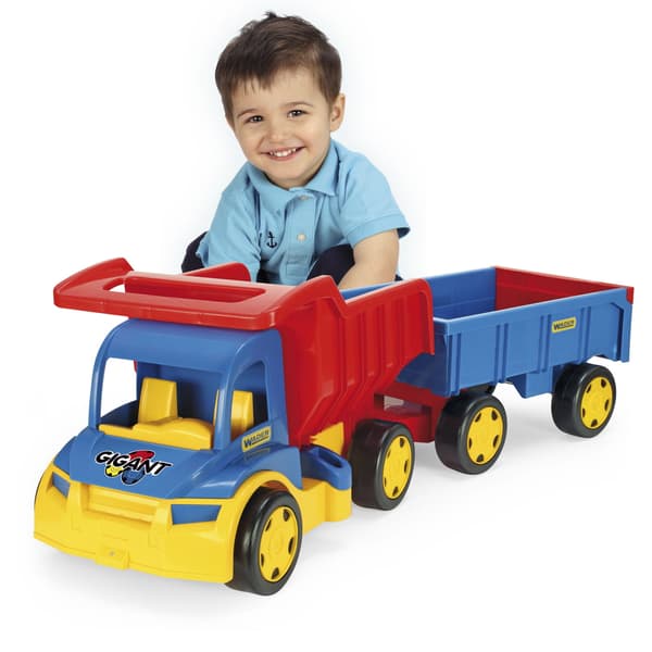 Jättedumper med släpvagn 65100