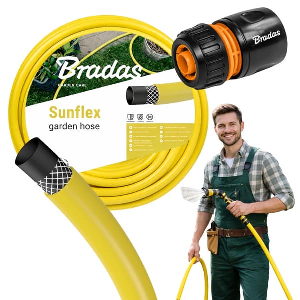 SUNFLEX puutarhaletku 1/2" - 30m ja pikaliitin