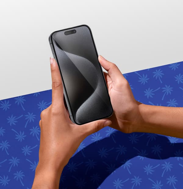 Diamond Palm Hærdet Glas til iPhone 15 Plus / 15 Pro Max
