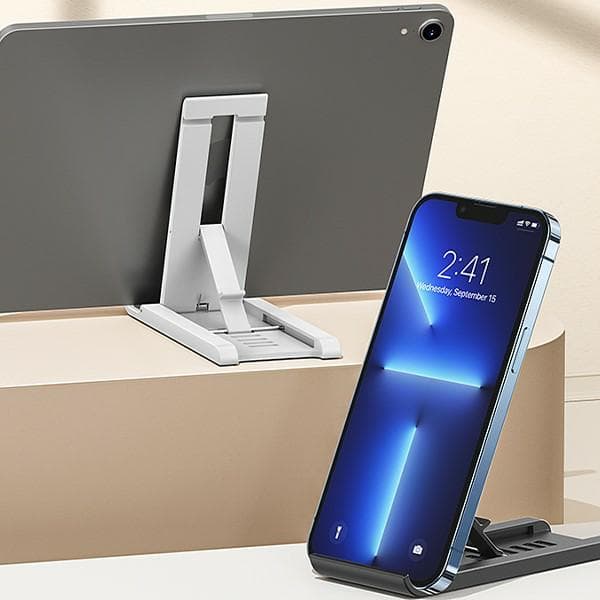 USAMS Skrivebordsholder til Telefon/Tablet, Hvid
