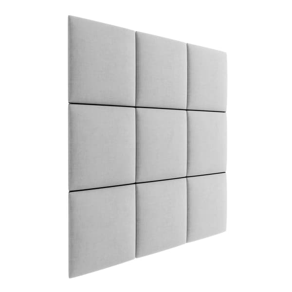 Polstret panel 40x40 Mono 244 (Grå)