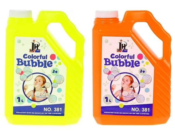 Såpbubbelpåfyllning 1L MIX