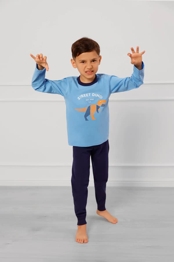 Rex pojkpyjamas, långärmad, långbyxor, 2 år