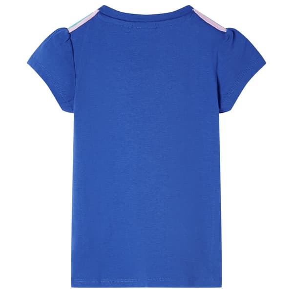 Børne-T-shirt, koboltblå, 116