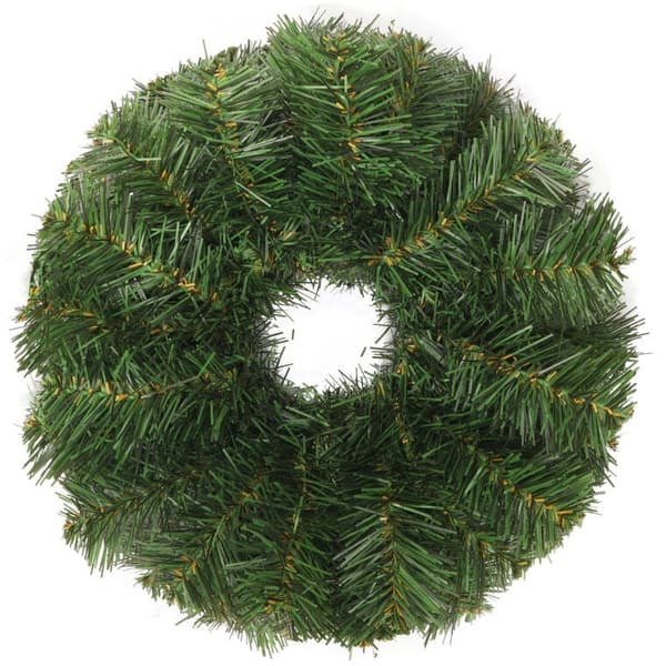 Naturlig grankrans, grøn, diameter 30 cm, eget design