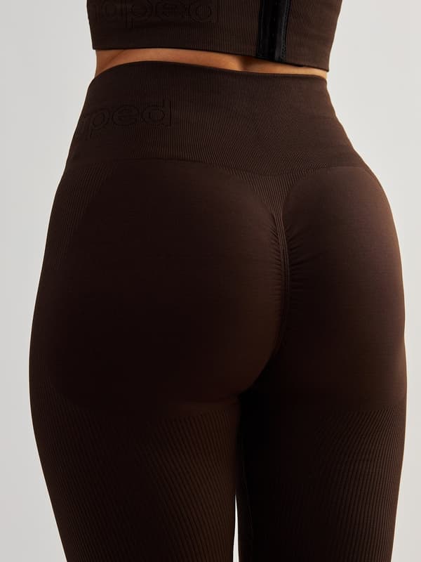 Shaping Leggings - Body Boost Mörk Choklad XL