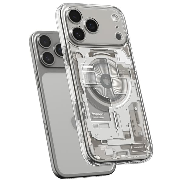 Spigen Ultra Hybrid Mag MagSafe-etui til iPhone 17 Pro zero one titanium